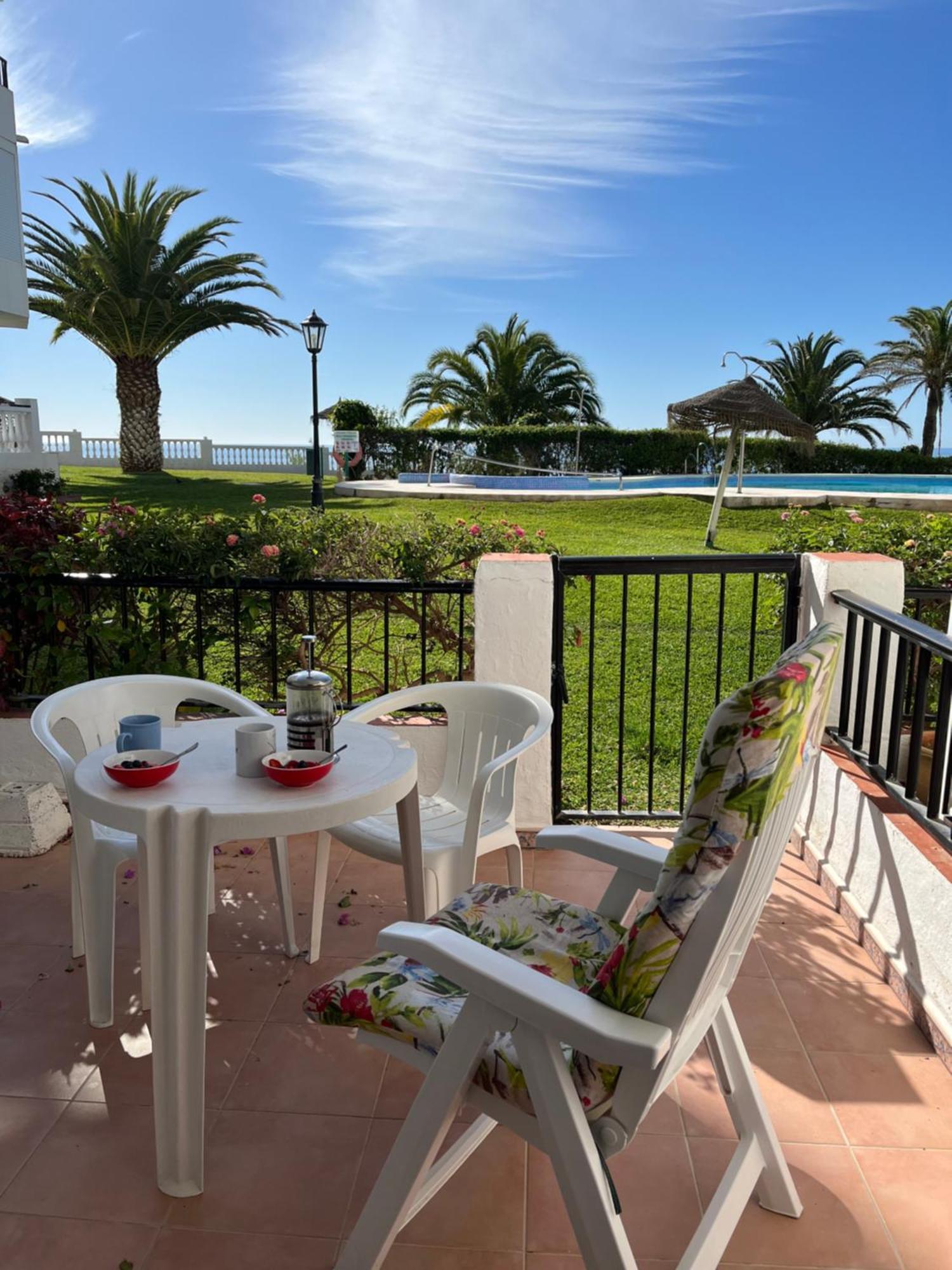 Sea & Pool View Garden Palmeras Apartment Nerja